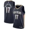 Nike New Orleans Pelicans jonas valanciunas 17 Miesten Pelipaita Icon Edition Swingman Laivasto