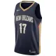 Nike New Orleans Pelicans jonas valanciunas 17 Miesten Pelipaita Icon Edition Swingman Laivasto