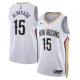 Nike New Orleans Pelicans Jose Alvarado 15 Miesten Pelipaita Association Edition Swingman Valkoinen Nike New Orleans Pelicans Jose Alvarado 15 Miesten Pelipaita Association Edition Swingman Valkoinen