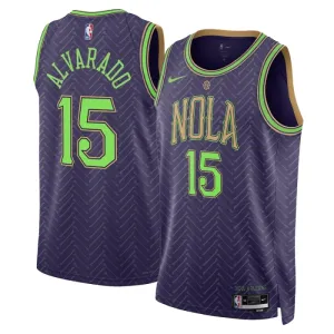 Nike New Orleans Pelicans Jose Alvarado Miesten Pelipaita City Edition 2024-25 Swingman Violetti Nike New Orleans Pelicans Jose Alvarado Miesten Pelipaita City Edition 2024-25 Swingman Violetti
