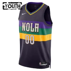 Nike New Orleans Pelicans Personoitava Lasten Pelipaita City Edition 2022-23 Swingman Musta