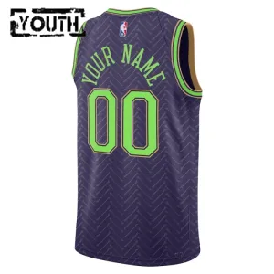 Nike New Orleans Pelicans Personoitava Lasten Pelipaita City Edition 2024-25 Swingman Violetti