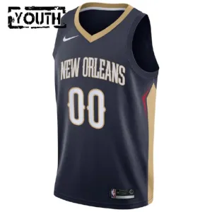 Nike New Orleans Pelicans Personoitava Lasten Pelipaita Icon Edition Swingman Laivasto
