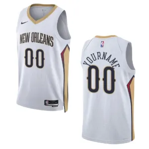 Nike New Orleans Pelicans Personoitava Miesten Pelipaita Association Edition Swingman Valkoinen Nike New Orleans Pelicans Personoitava Miesten Pelipaita Association Edition Swingman Valkoinen