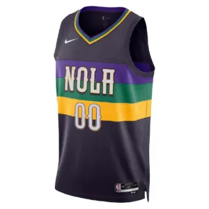 Nike New Orleans Pelicans Personoitava Miesten Pelipaita City Edition 2022-23 Swingman Musta