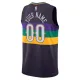 Nike New Orleans Pelicans Personoitava Miesten Pelipaita City Edition 2022-23 Swingman Musta