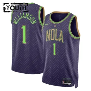 Nike New Orleans Pelicans Zion Williamson Lasten Pelipaita City Edition 2024-25 Swingman Violetti Nike New Orleans Pelicans Zion Williamson Lasten Pelipaita City Edition 2024-25 Swingman Violetti