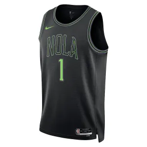 Nike New Orleans Pelicans Zion Williamson Miesten Pelipaita City Edition 2023-24 Swingman Sininen