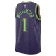 Nike New Orleans Pelicans Zion Williamson Miesten Pelipaita City Edition 2024-25 Swingman Violetti