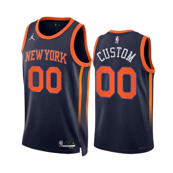New York Knicks Jordan Personoitava Miesten Pelipaita Statement Edition Swingman Laivasto New York Knicks Jordan Personoitava Miesten Pelipaita Statement Edition Swingman Laivasto
