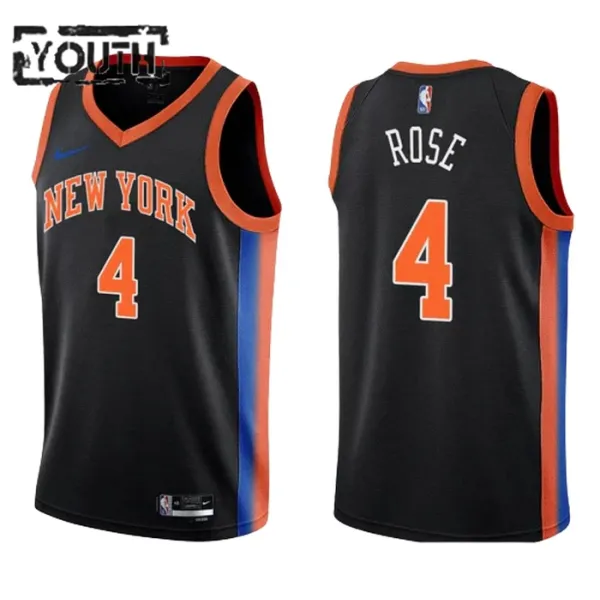 Nike New York Knicks Derrick Rose 4 Lasten Pelipaita City Edition 2022-23 Swingman Nike New York Knicks Derrick Rose 4 Lasten Pelipaita City Edition 2022-23 Swingman