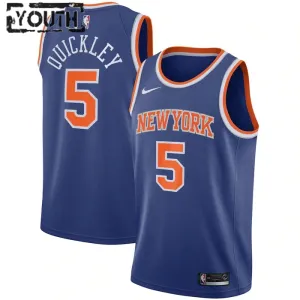 Nike New York Knicks Immanuel Quickley 5 Lasten Pelipaita Icon Edition Swingman