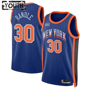 Nike New York Knicks Julius Randle Lasten Pelipaita City Edition 2023-24 Swingman Sininen