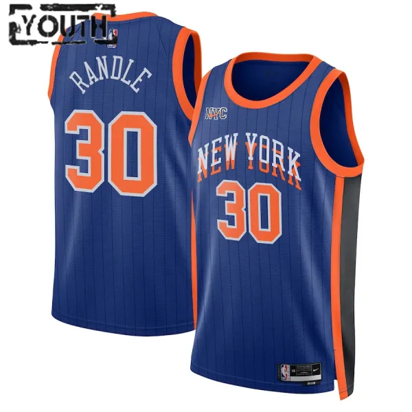Nike New York Knicks Julius Randle Lasten Pelipaita City Edition 2023-24 Swingman Sininen Nike New York Knicks Julius Randle Lasten Pelipaita City Edition 2023-24 Swingman Sininen