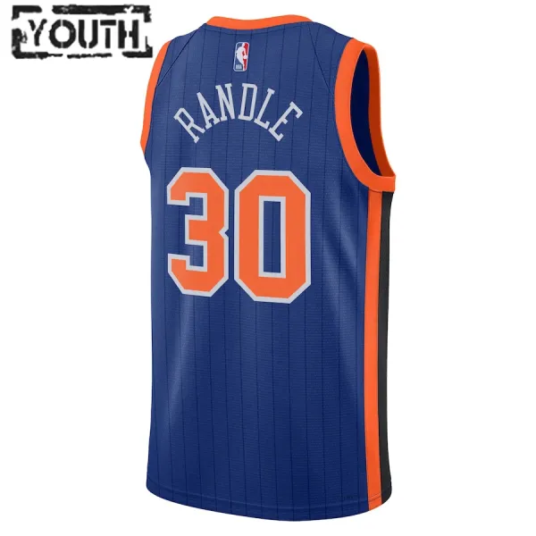 Nike New York Knicks Julius Randle Lasten Pelipaita City Edition 2023-24 Swingman Sininen