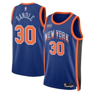 Nike New York Knicks Julius Randle Miesten Pelipaita City Edition 2023-24 Swingman Sininen