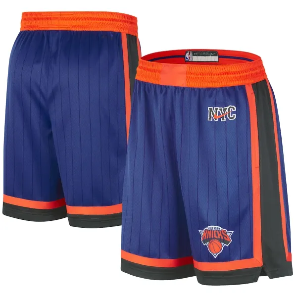 Nike New York Knicks Miesten Shortsit City Edition 2023-24 Swingman Sininen Nike New York Knicks Miesten Shortsit City Edition 2023-24 Swingman Sininen