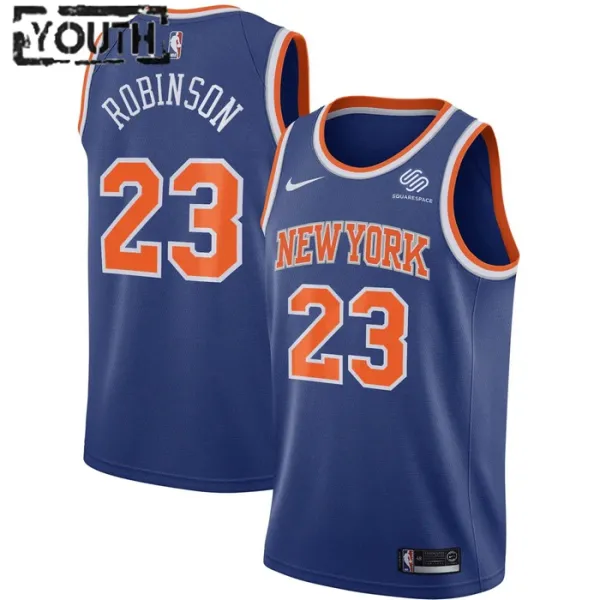 Nike New York Knicks Mitchell Robinson 23 Lasten Pelipaita Icon Edition Swingman Nike New York Knicks Mitchell Robinson 23 Lasten Pelipaita Icon Edition Swingman