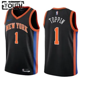 Nike New York Knicks Obi Toppin 1 Lasten Pelipaita City Edition 2022-23 Swingman
