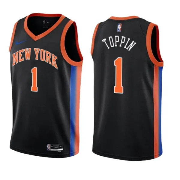 Nike New York Knicks Obi Toppin 1 Miesten Pelipaita City Edition 2022-23 Swingman Nike New York Knicks Obi Toppin 1 Miesten Pelipaita City Edition 2022-23 Swingman