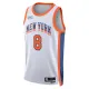 Nike New York Knicks Og Anunoby Miesten Pelipaita City Edition 2024-25 Swingman Valkoinen