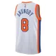 Nike New York Knicks Og Anunoby Miesten Pelipaita City Edition 2024-25 Swingman Valkoinen
