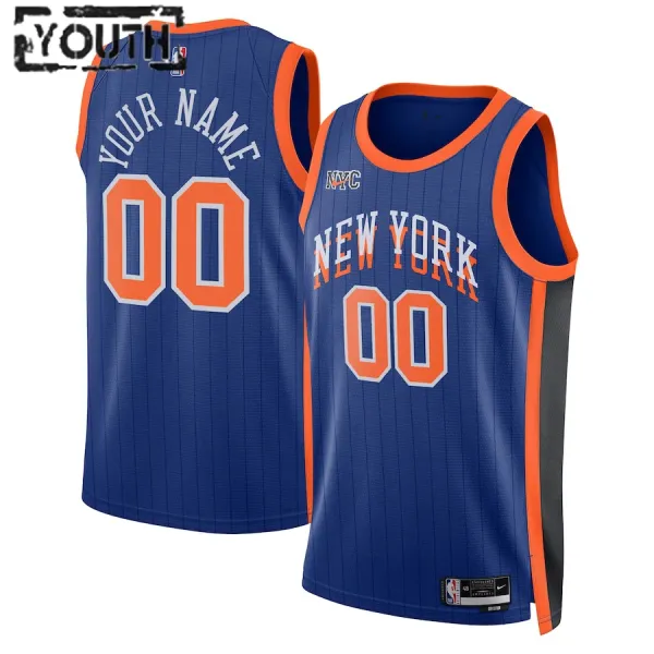 Nike New York Knicks Personoitava Lasten Pelipaita City Edition 2023-24 Swingman Nike New York Knicks Personoitava Lasten Pelipaita City Edition 2023-24 Swingman