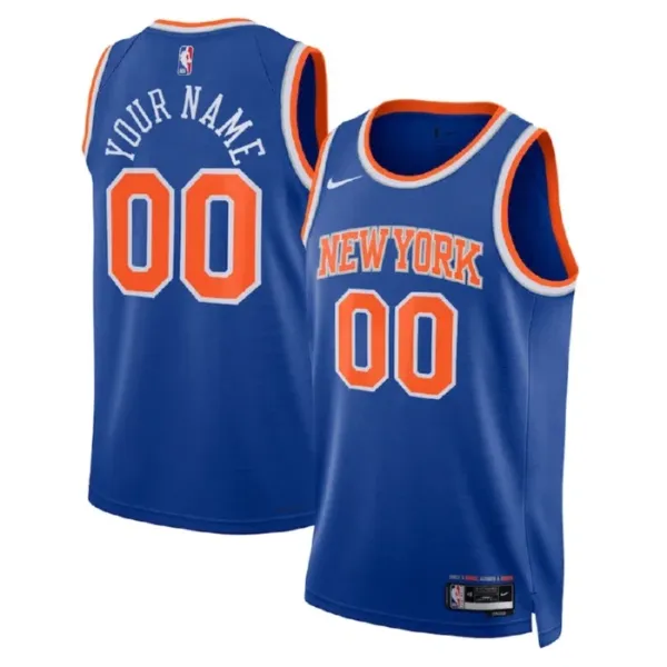 Nike New York Knicks Personoitava Miesten Pelipaita City Edition 2022-23 Swingman Sininen Nike New York Knicks Personoitava Miesten Pelipaita City Edition 2022-23 Swingman Sininen