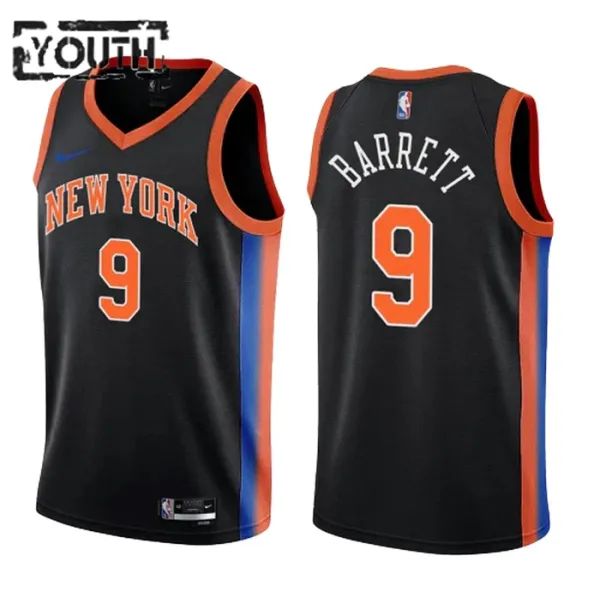 Nike New York Knicks RJ Barrett 9 Lasten Pelipaita City Edition 2022-23 Swingman Nike New York Knicks RJ Barrett 9 Lasten Pelipaita City Edition 2022-23 Swingman