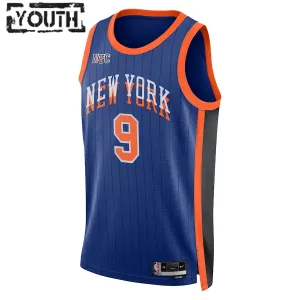 Nike New York Knicks RJ Barrett Lasten Pelipaita City Edition 2023-24 Swingman Sininen