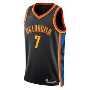 Nike Oklahoma City Thunder Chet Holmgren Miesten Pelipaita City Edition 2024-25 Swingman Musta