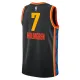 Nike Oklahoma City Thunder Chet Holmgren Miesten Pelipaita City Edition 2024-25 Swingman Musta