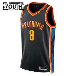 Nike Oklahoma City Thunder Jalen Williams Lasten Pelipaita City Edition 2024-25 Swingman Musta
