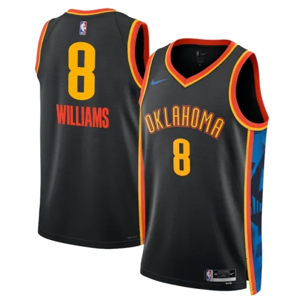 Nike Oklahoma City Thunder Jalen Williams Miesten Pelipaita City Edition 2024-25 Swingman Musta Nike Oklahoma City Thunder Jalen Williams Miesten Pelipaita City Edition 2024-25 Swingman Musta