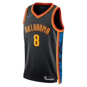 Nike Oklahoma City Thunder Jalen Williams Miesten Pelipaita City Edition 2024-25 Swingman Musta