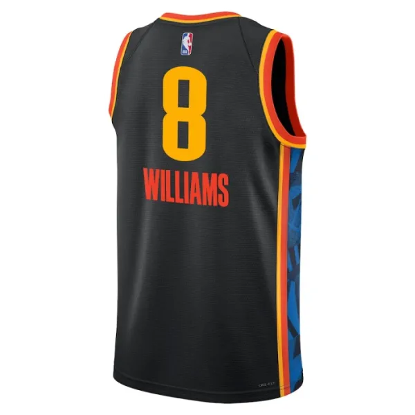 Nike Oklahoma City Thunder Jalen Williams Miesten Pelipaita City Edition 2024-25 Swingman Musta