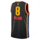 Nike Oklahoma City Thunder Jalen Williams Miesten Pelipaita City Edition 2024-25 Swingman Musta