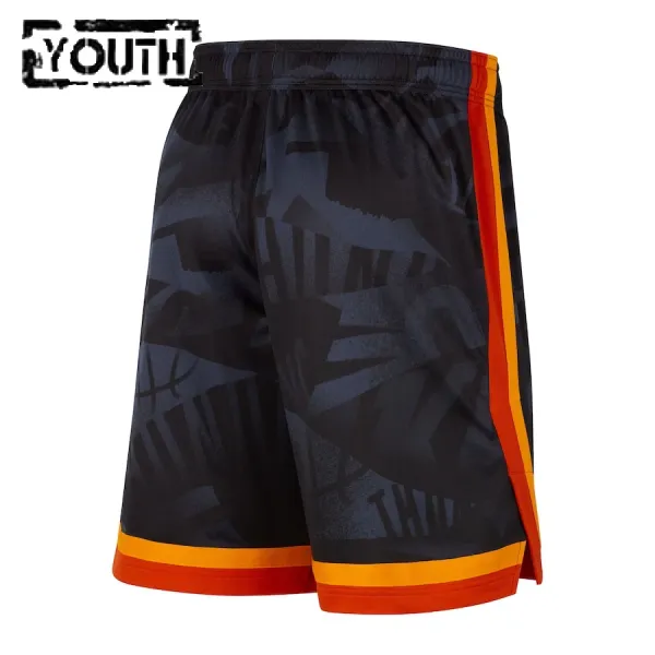 Nike Oklahoma City Thunder Lasten Shortsit City Edition 2023-24 Swingman Laivasto