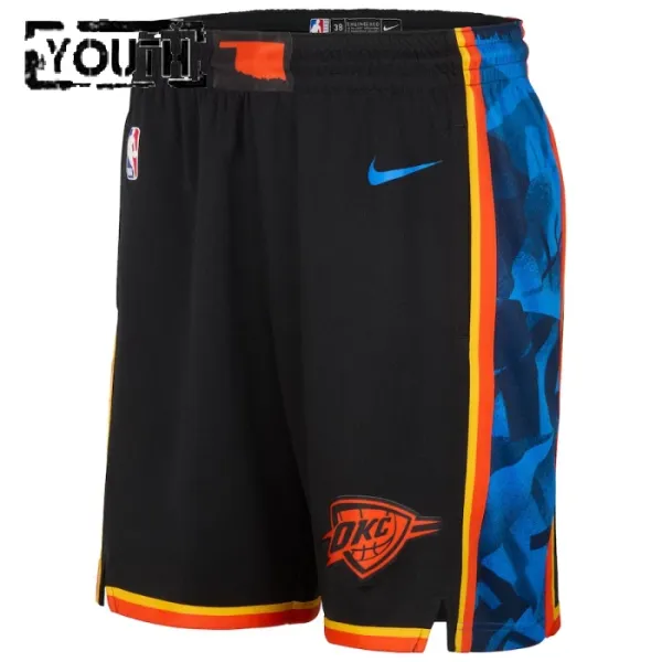 Nike Oklahoma City Thunder Lasten Shortsit City Edition 2024-25 Swingman