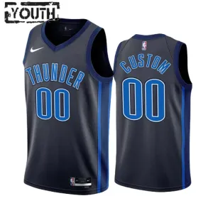 Nike Oklahoma City Thunder Personoitava Lasten Pelipaita City Edition 2022-23 Swingman Musta Nike Oklahoma City Thunder Personoitava Lasten Pelipaita City Edition 2022-23 Swingman Musta