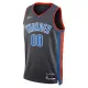 Nike Oklahoma City Thunder Personoitava Miesten Pelipaita City Edition 2022-23 Swingman Musta