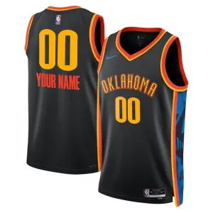 Nike Oklahoma City Thunder Personoitava Miesten Pelipaita City Edition 2024-25 Swingman Musta Nike Oklahoma City Thunder Personoitava Miesten Pelipaita City Edition 2024-25 Swingman Musta