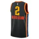Nike Oklahoma City Thunder Shai Gilgeous Alexander Miesten Pelipaita City Edition 2024-25 Swingman Musta