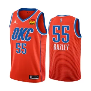 Oklahoma City Thunder Darius Bazley 55 Jordan Miesten Pelipaita Statement Edition 2022-23 Swingman Oranssi Oklahoma City Thunder Darius Bazley 55 Jordan Miesten Pelipaita Statement Edition 2022-23 Swingman Oranssi