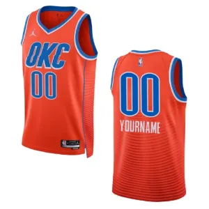 Oklahoma City Thunder Jordan Personoitava Miesten Pelipaita Statement Edition 2022-23 Swingman Oranssi Oklahoma City Thunder Jordan Personoitava Miesten Pelipaita Statement Edition 2022-23 Swingman Oranssi