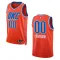 Oklahoma City Thunder Jordan Personoitava Miesten Pelipaita Statement Edition 2022-23 Swingman Oranssi