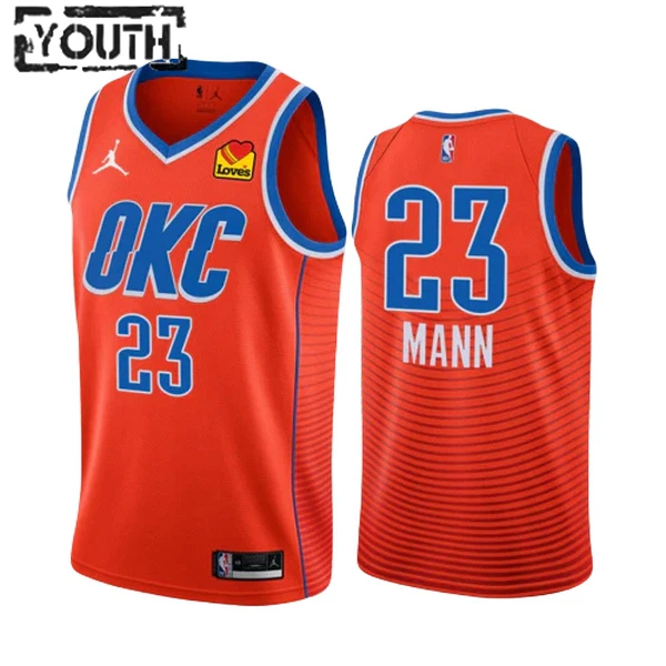 Oklahoma City Thunder Tre Mann 23 Jordan Lasten Pelipaita Statement Edition 2022-23 Swingman Oranssi Oklahoma City Thunder Tre Mann 23 Jordan Lasten Pelipaita Statement Edition 2022-23 Swingman Oranssi