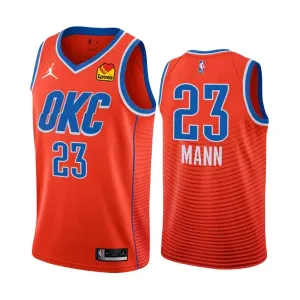 Oklahoma City Thunder Tre Mann 23 Jordan Miesten Pelipaita Statement Edition 2022-23 Swingman Oranssi Oklahoma City Thunder Tre Mann 23 Jordan Miesten Pelipaita Statement Edition 2022-23 Swingman Oranssi