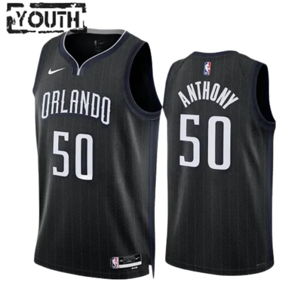 Nike Orlando Magic Cole Anthony 50 Lasten Pelipaita City Edition 2022-23 Swingman Musta Nike Orlando Magic Cole Anthony 50 Lasten Pelipaita City Edition 2022-23 Swingman Musta