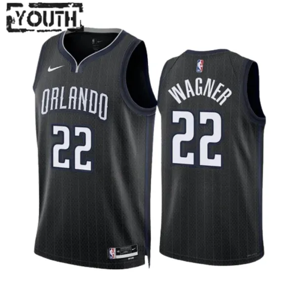 Nike Orlando Magic Franz Wagner 22 Lasten Pelipaita City Edition 2022-23 Swingman Musta Nike Orlando Magic Franz Wagner 22 Lasten Pelipaita City Edition 2022-23 Swingman Musta
